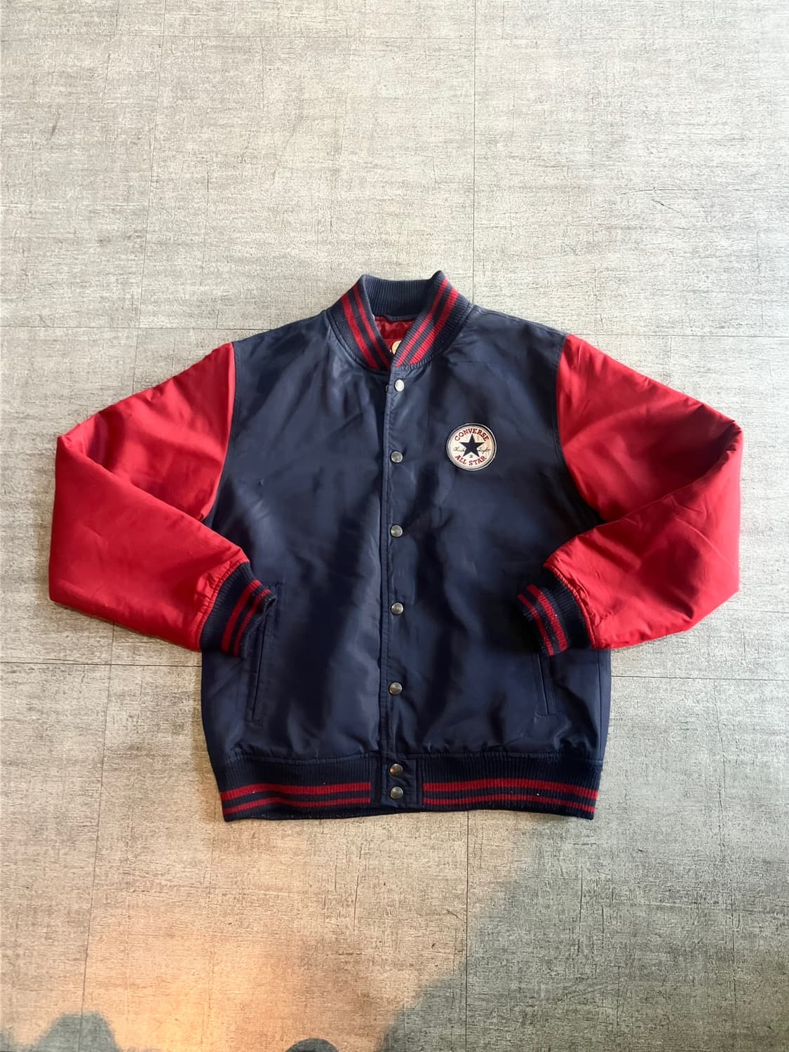 Converse 컨버스 올드스쿨스트릿 배색나그랑 야구잠바 봄버자켓 상품이미지1