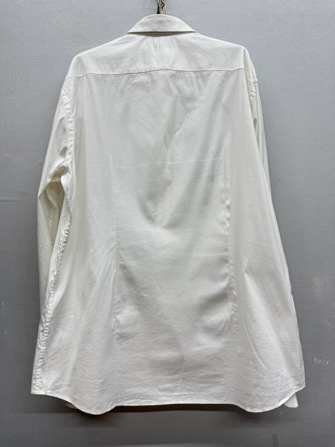 프라다 스트레치 코튼 솔리드 셔츠 42(XL~2XL) 상품이미지3