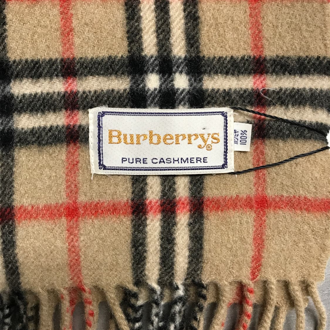 버버리 정품 캐시미어 머플러 베이지 상품이미지4