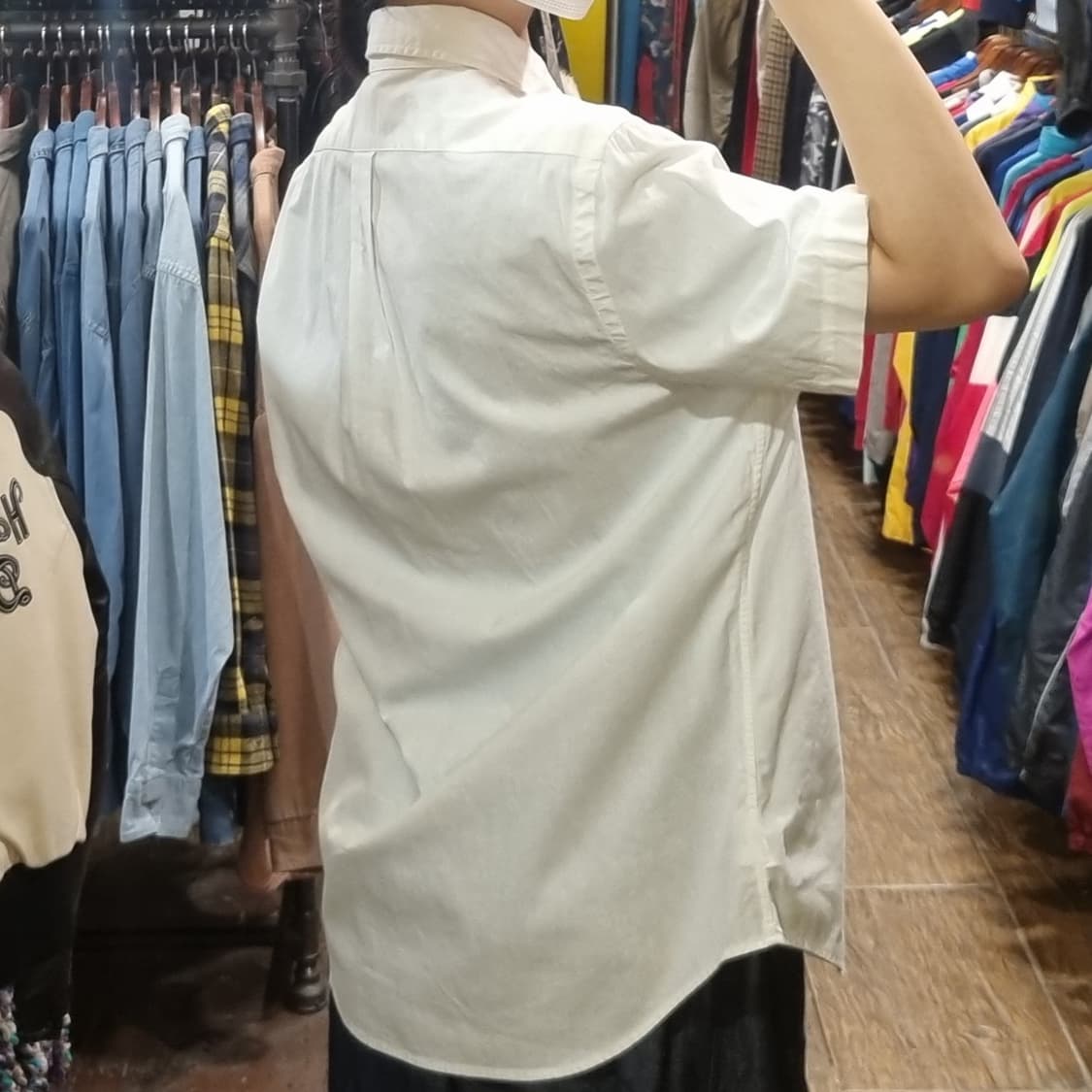 [Hi] 폴로 반팔 셔츠 화이트 상품이미지5