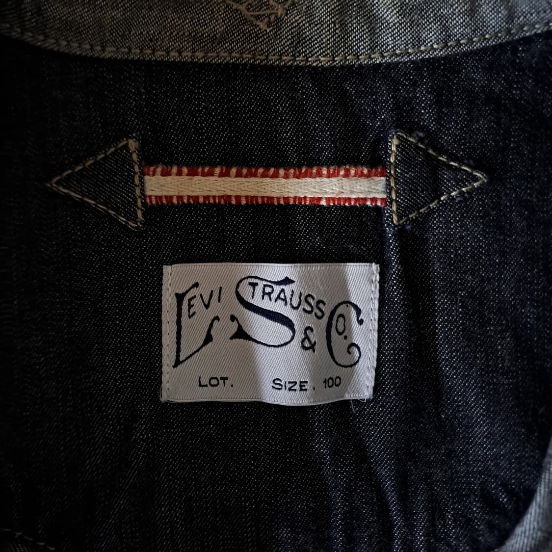 (택포) 리바이스 스트라우스 웨스턴 데님셔츠 100 B587 상품이미지9