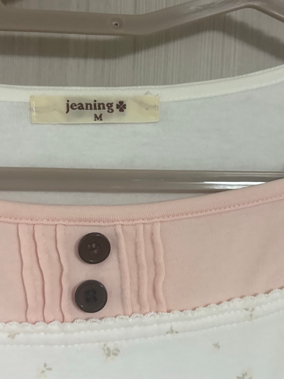 맹물빈티지 잔꽃 레이어드티 레이어드 롱슬리브 긴팔티 모리 히메갸루 갸루 상품이미지4