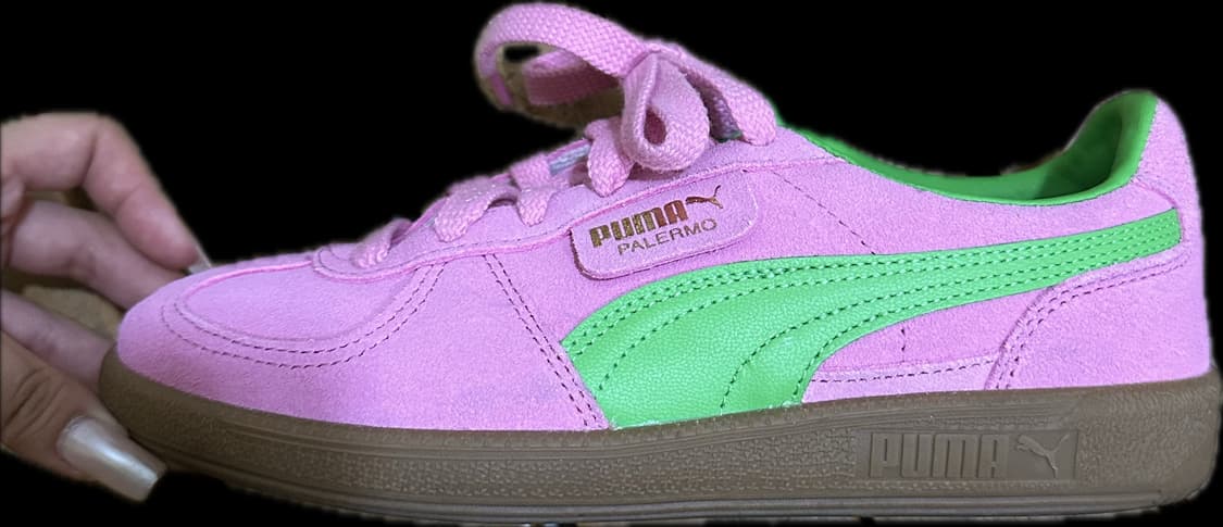 푸마 팔레르모 핑크그린 245 상품이미지2