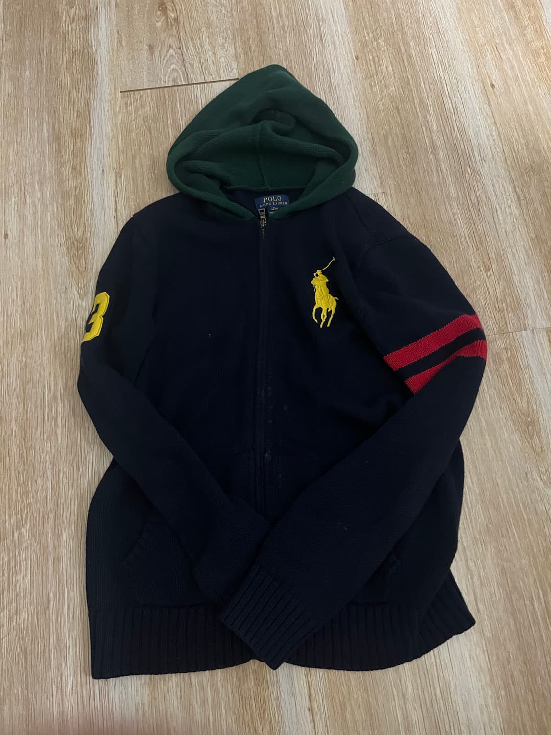 폴로 니트집업 상품이미지1