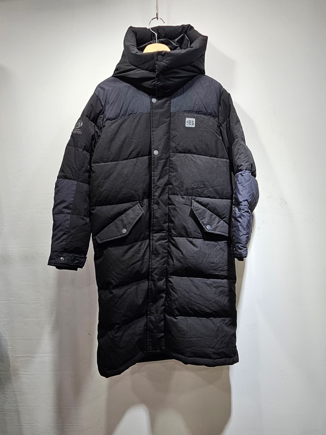 코오롱스포츠 엑스퍼트 블랙 구스다운 남녀공용 롱패딩 95 상품이미지8