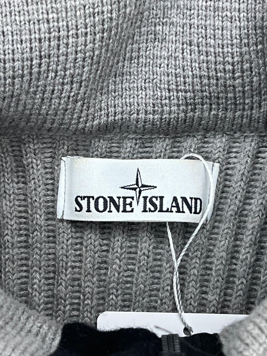 스톤아일랜드 와펜 골지 니트 집업 가디건 상품이미지9