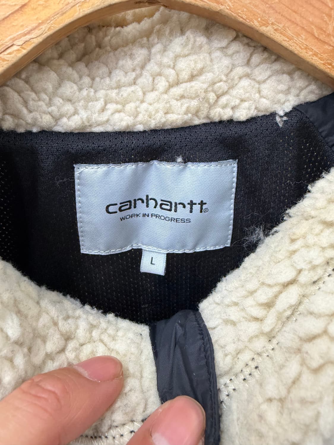 정품) 칼하트 플리스 뽀글이 자켓 L 상품이미지5