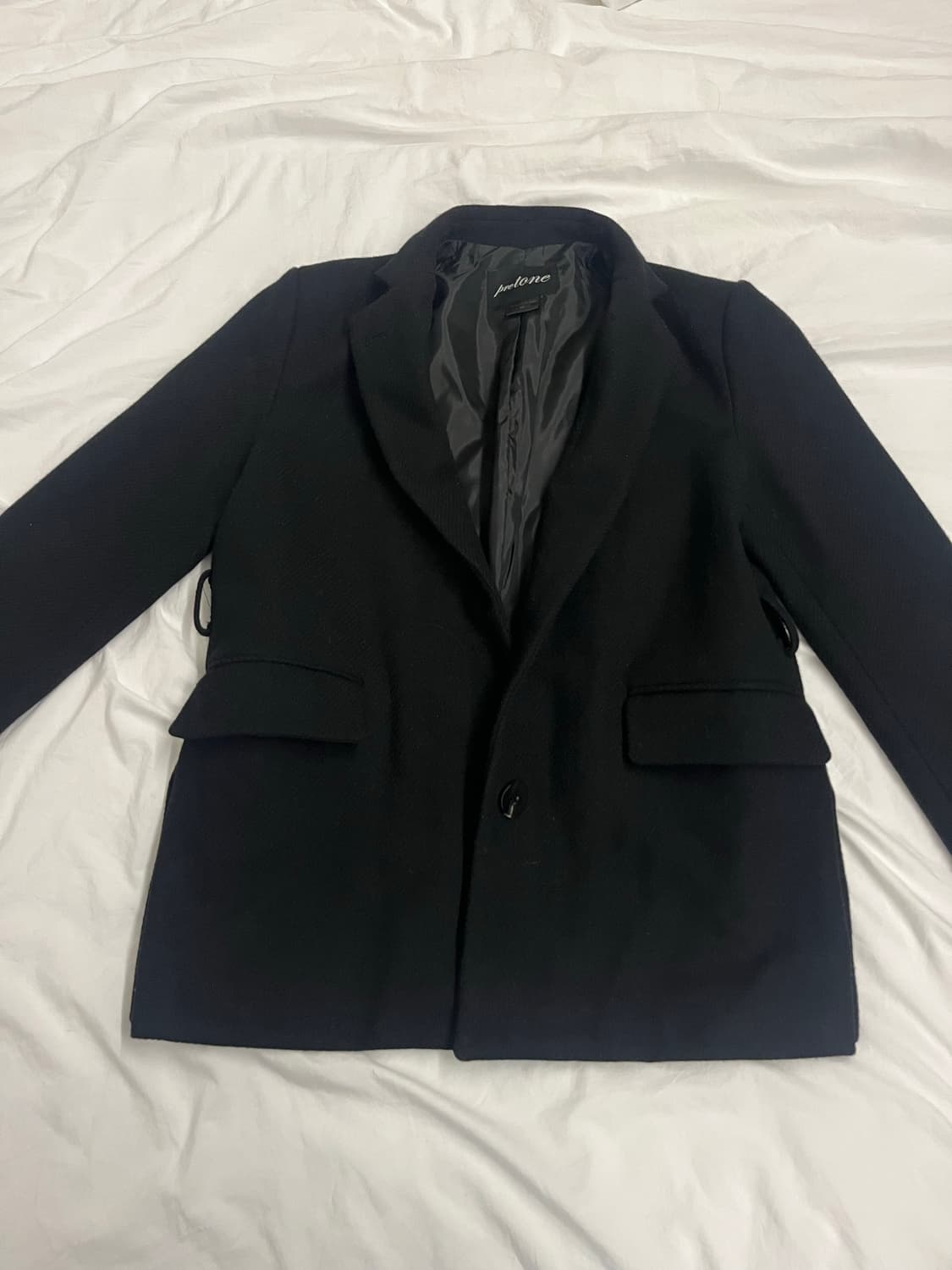 Pretone 블랙 숏코트 M 상품이미지1