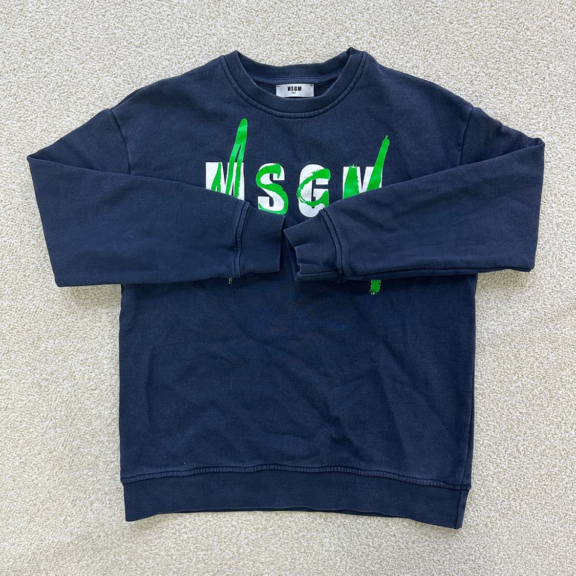 실측확인 MSGM 키즈 맨투맨 0317D 상품이미지1