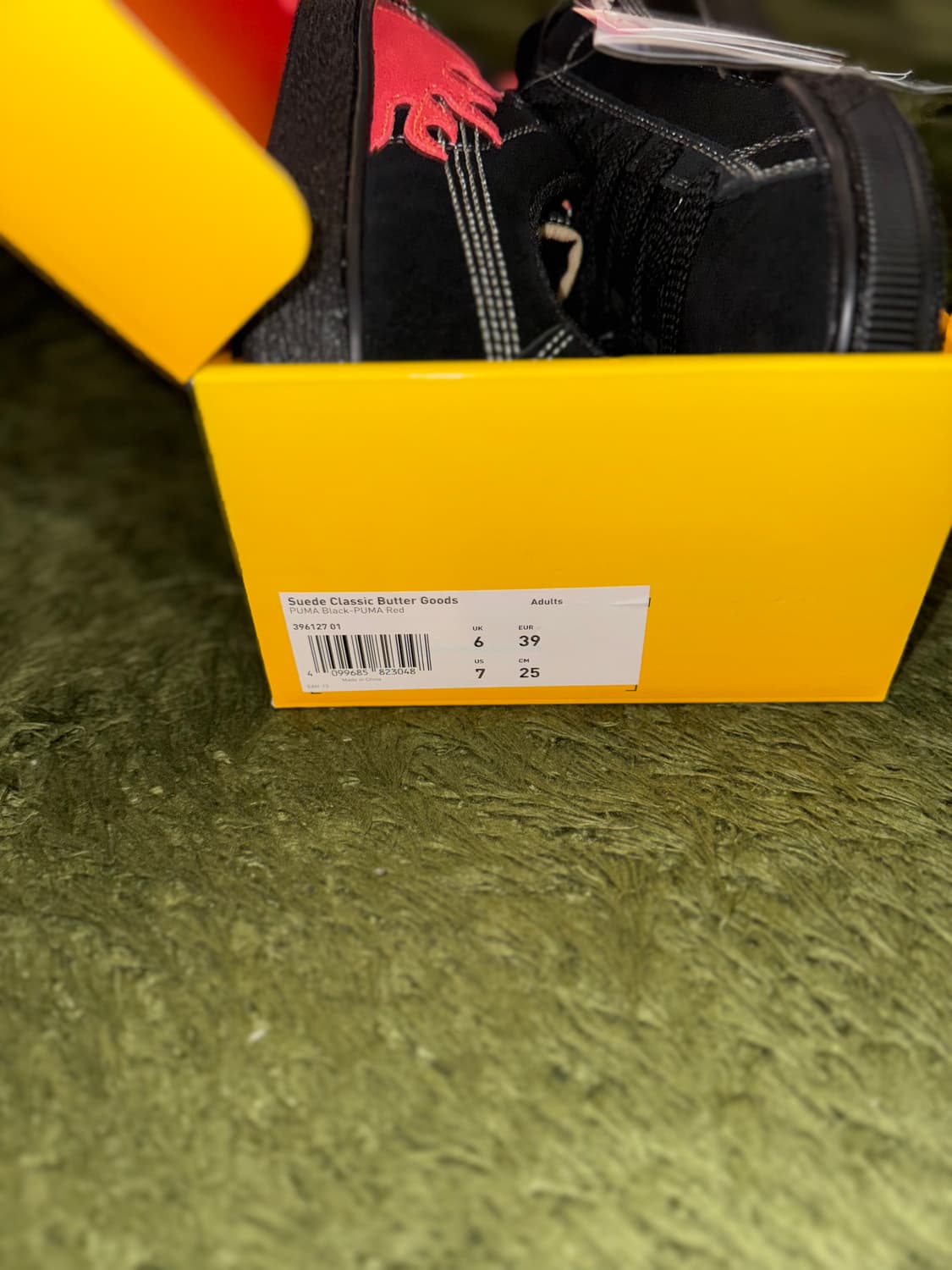 [250] 푸마 X 버터굿즈 콜라보 플레임 스웨이드 블랙 상품이미지9