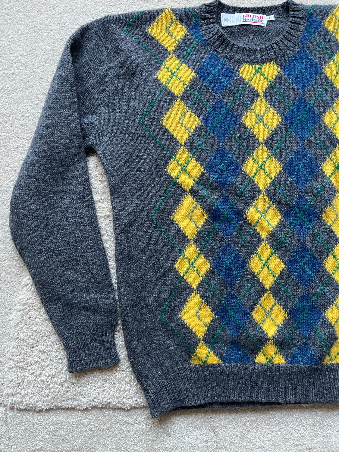 브리티시 헤리티지 울 아가일 스웨터 (103-105) 상품이미지4