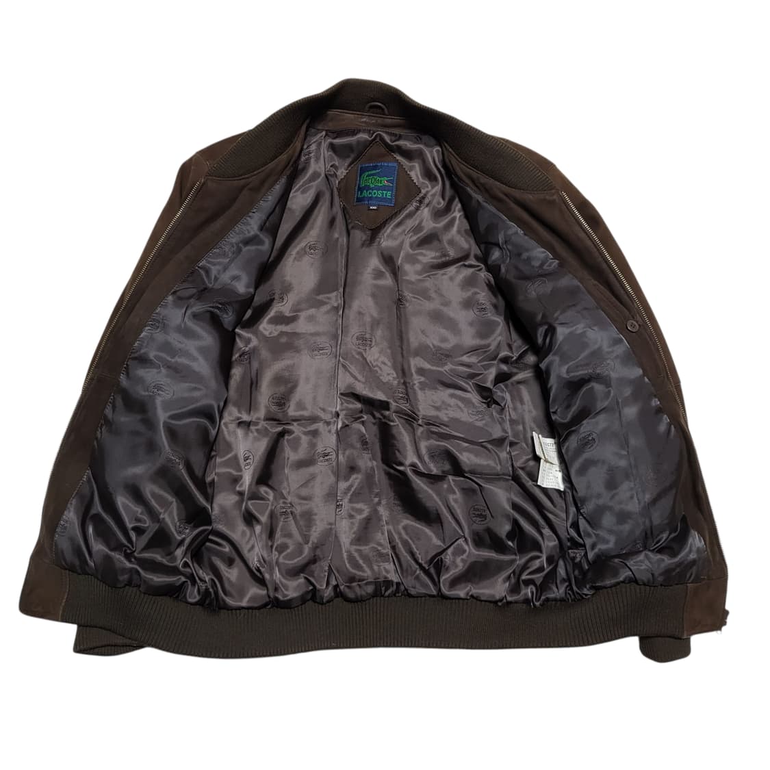(L) 90s 라코스테 양가죽 스웨이드 봄버자켓 상품이미지5