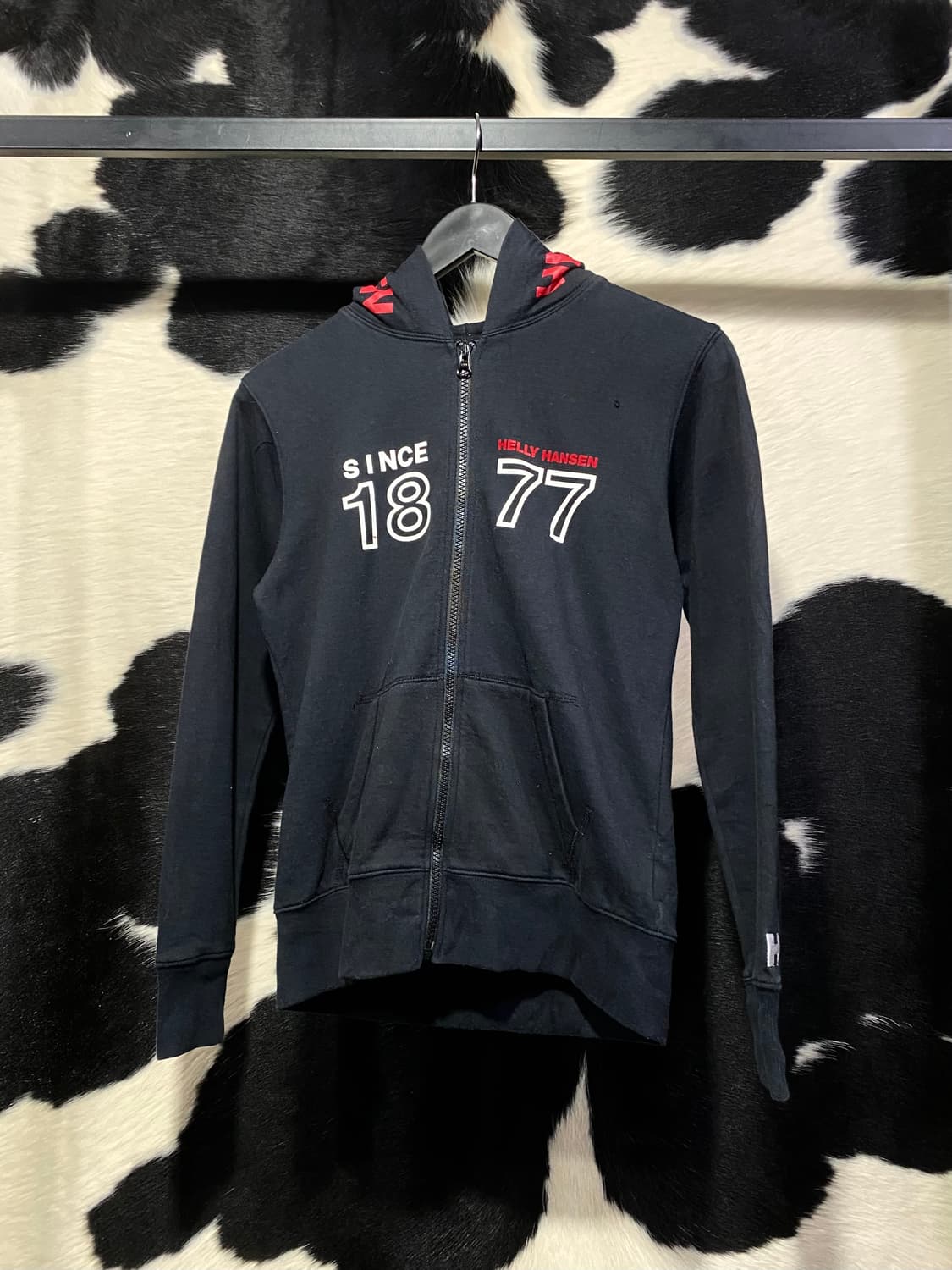 Helly Hansen  y2k 로고 프린팅 후드집업 상품이미지2