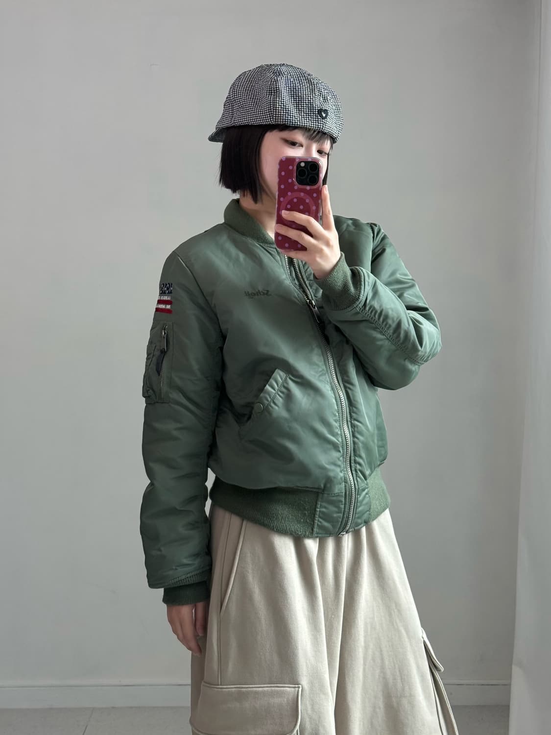 Schott 쇼트 ma-1 카키 항공점퍼 상품이미지1