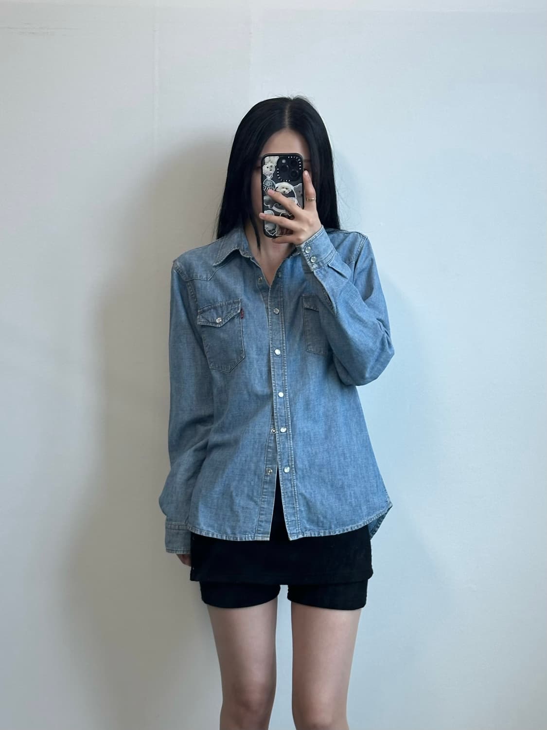 리바이스 포켓 데님 웨스턴 셔츠 상품이미지1