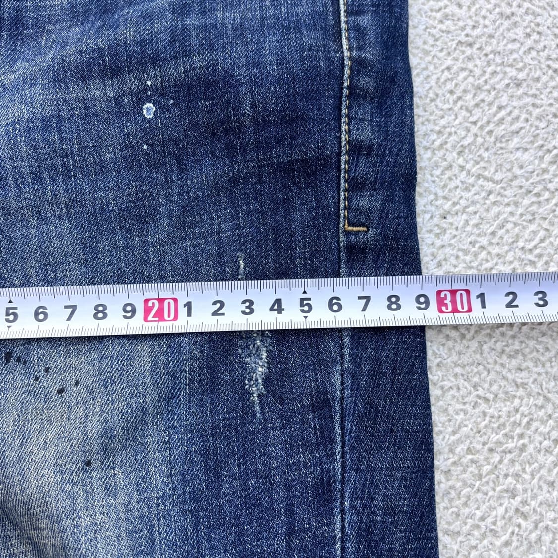 M(33) 플랙 빈티지 워싱 데님 팬츠 0515Y 상품이미지7