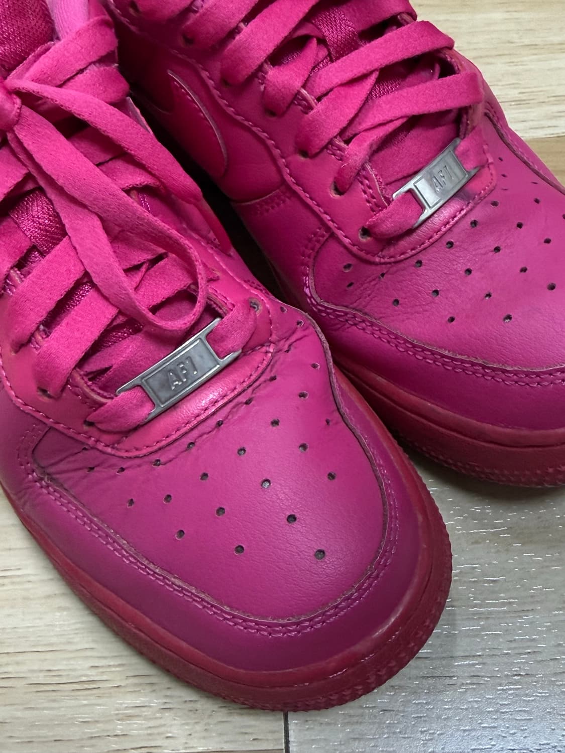 나이키 에어포스 파이어베리 피어스 핑크 230 상품이미지2