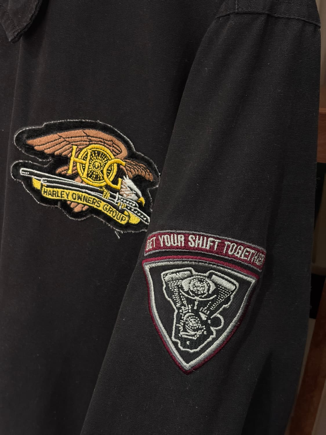 J33 할리데이비슨 패치 바이크 자켓 상품이미지3