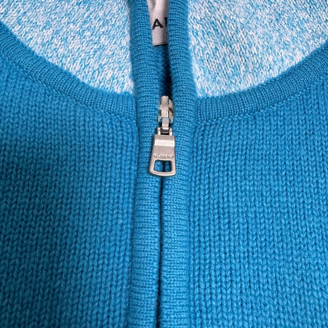 (W) W.ANGLE 여성 니트 후드 집업 상품이미지3