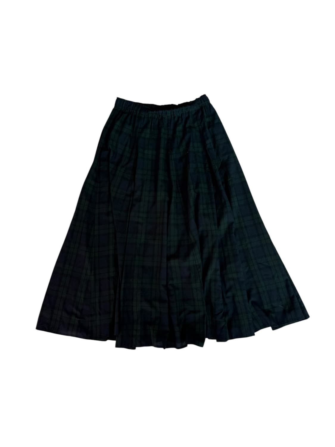 일본 빈티지 체크 롱스커트 상품이미지5