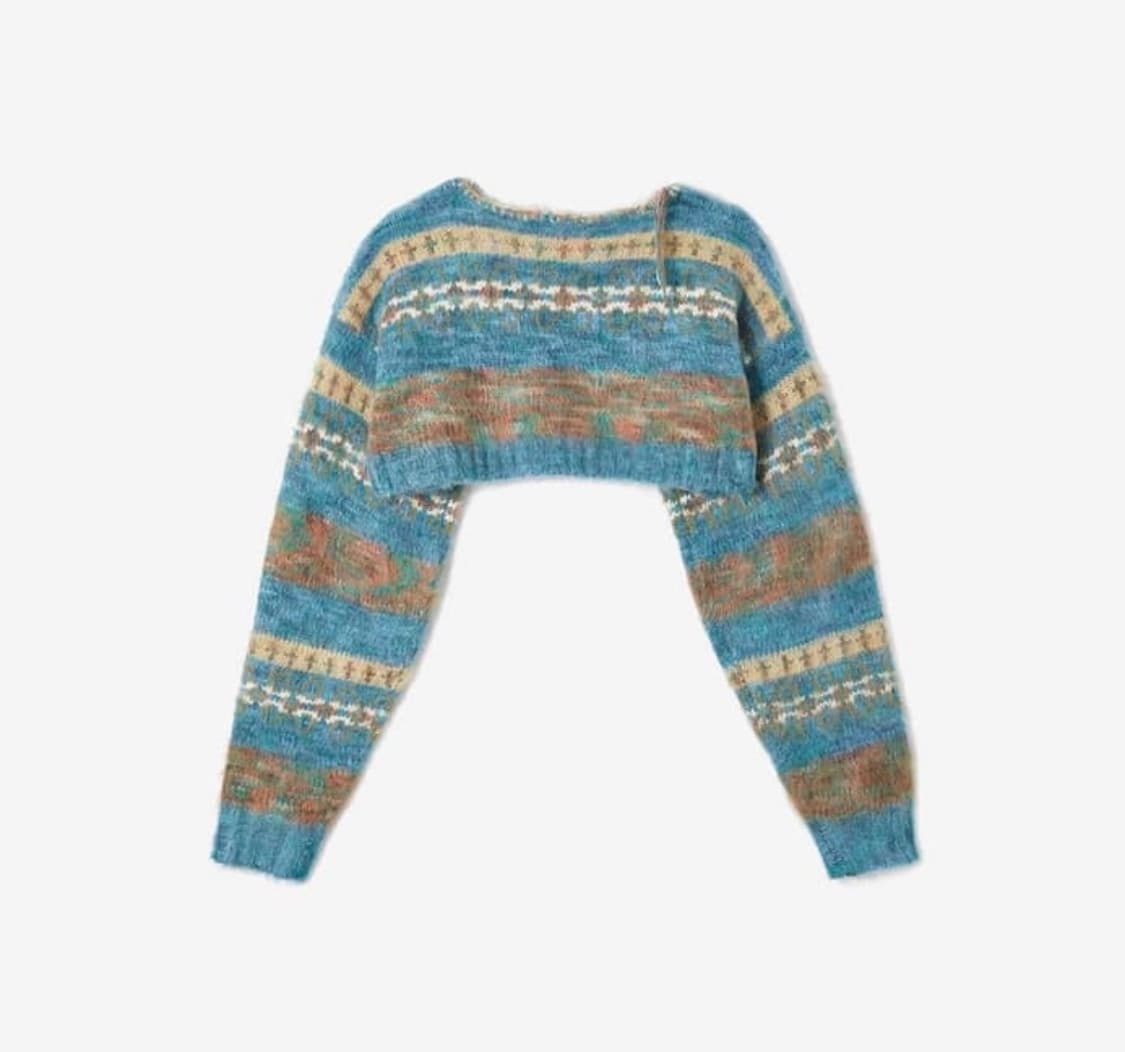 PERVERZE blend border knit 상품이미지2