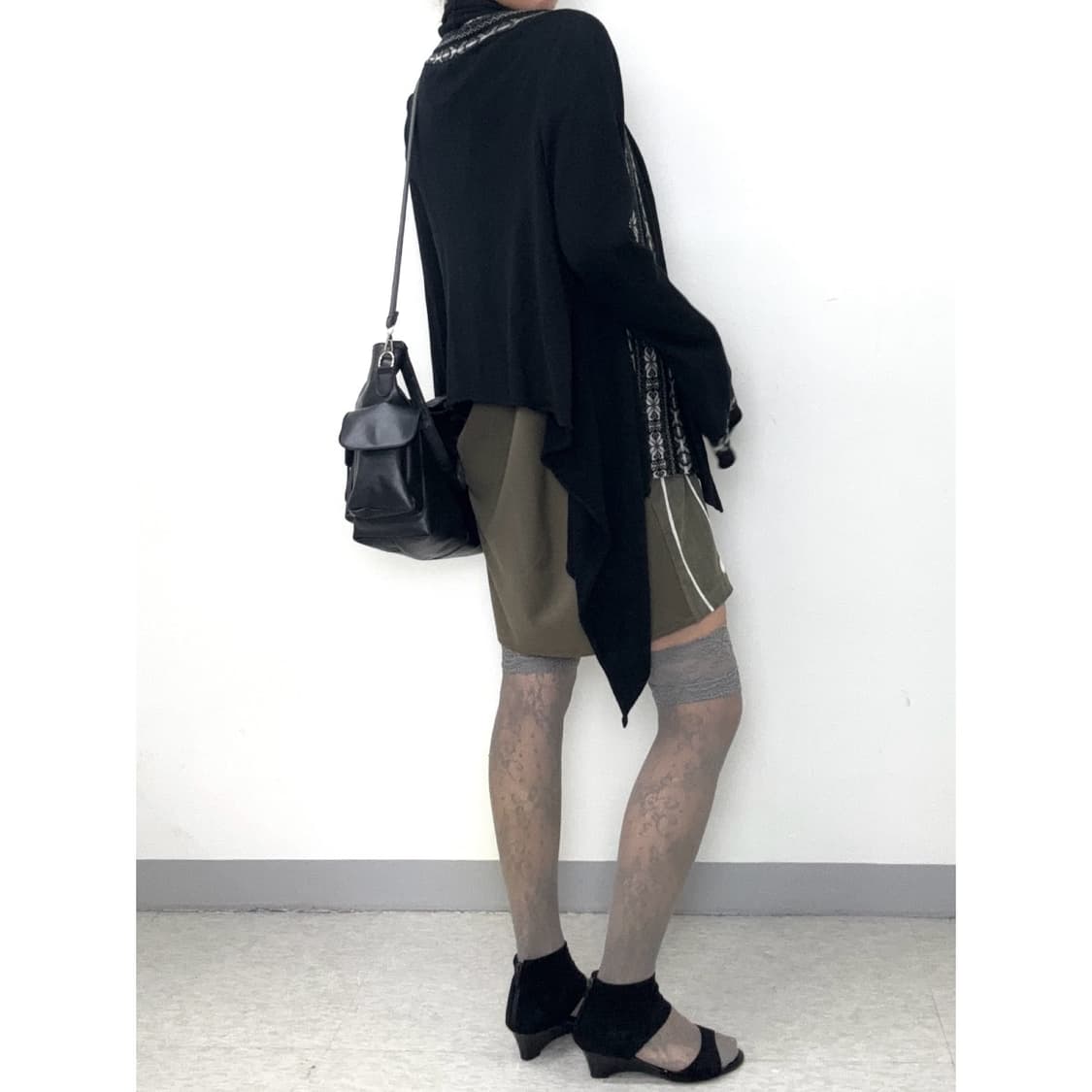 빈티지 에스닉 보헤미안 히피 블랙 가디건 상품이미지3