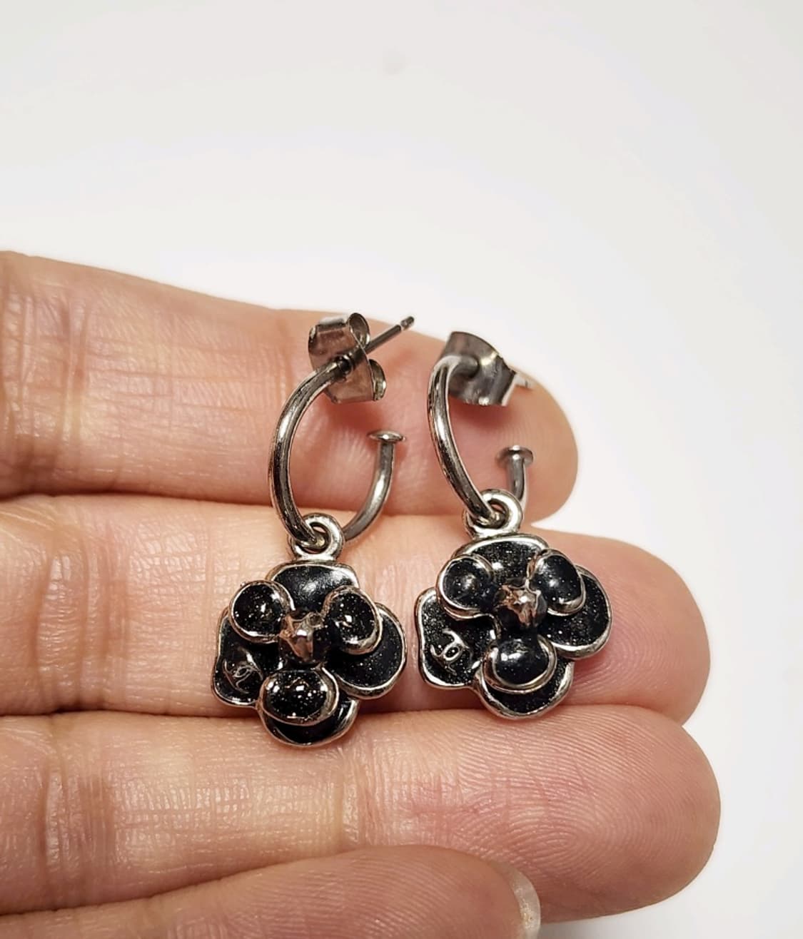 사넬 미니 까멜리아 귀걸이 상품이미지6