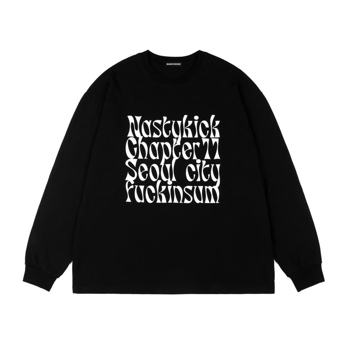  네스티 킥 Kinsum Longsleeve (Black) 상품이미지1