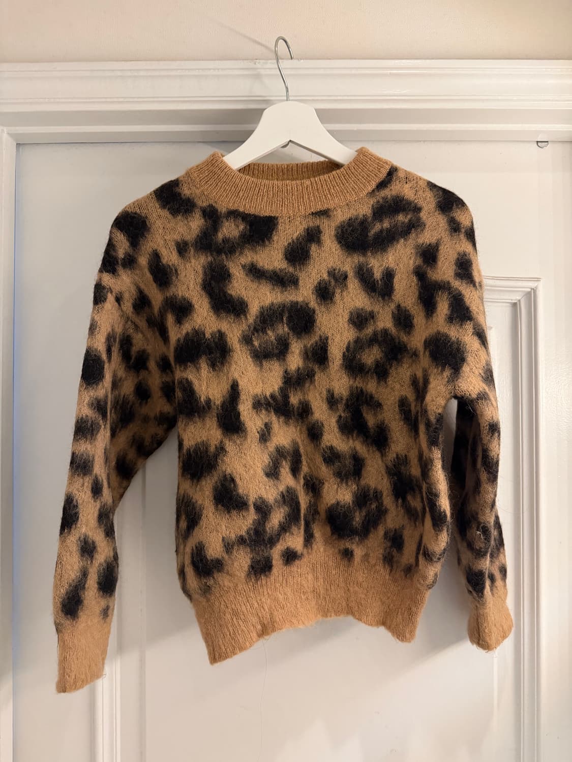 울 레오파드 스웨터 상품이미지4
