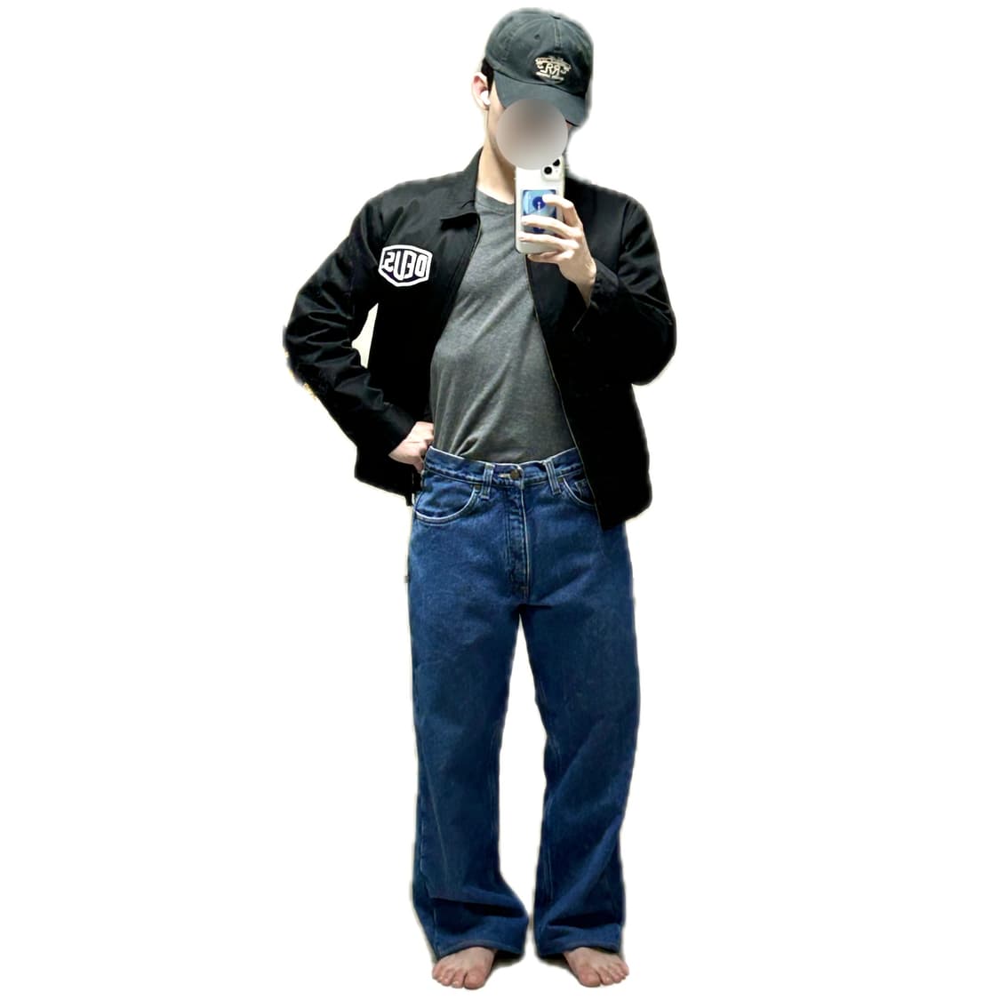 [32x30] 칼하트 기모 인감 청바지 B155 DST 상품이미지7