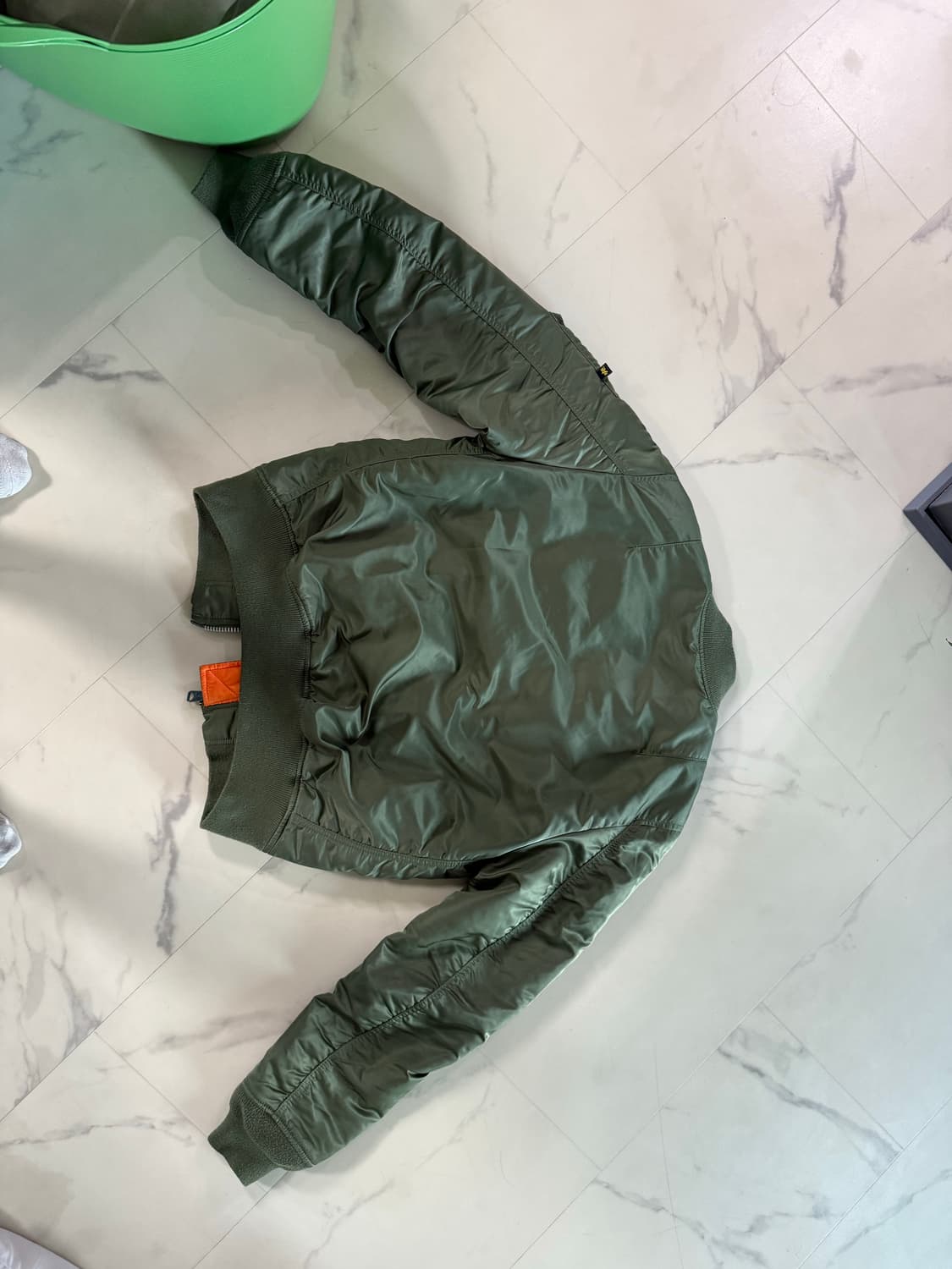 Alpha industries 알파 인더스트리 MA-1 세이지 그린 상품이미지7