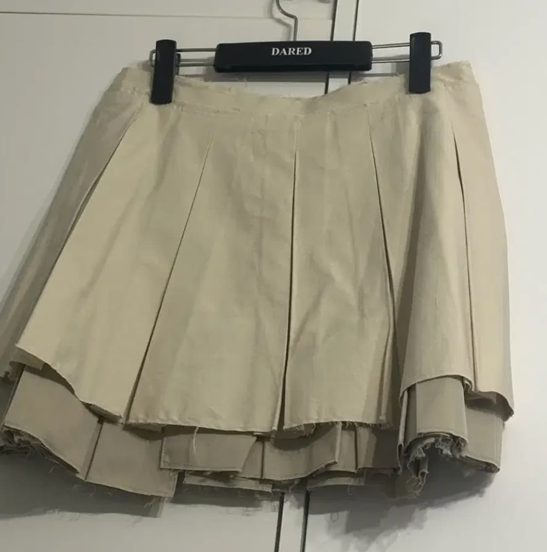 m)데어드 플리츠 미니 스커트 상품이미지1