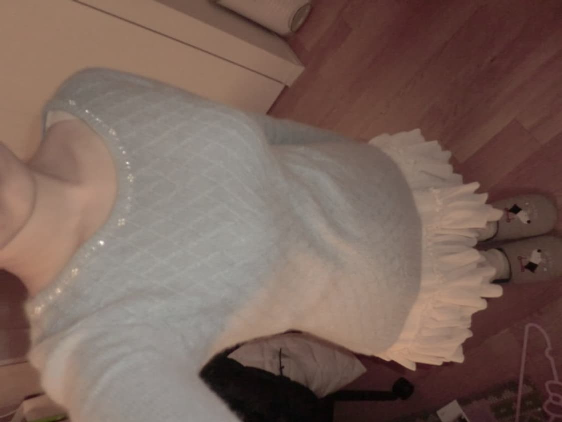 갸루 진주 니트 상품이미지1