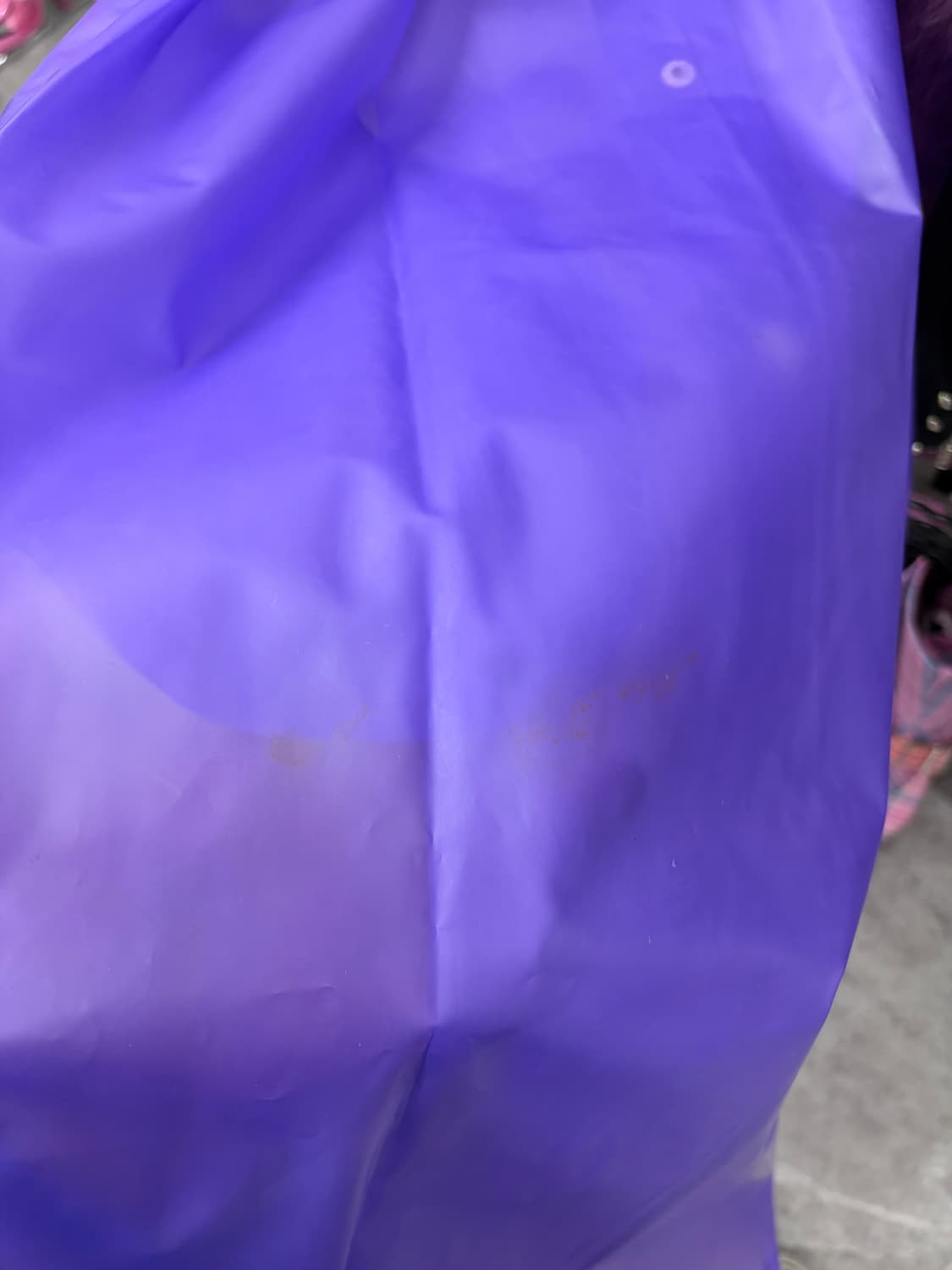 쥬시꾸띄르 pvc 퍼플 롱자켓 상품이미지7