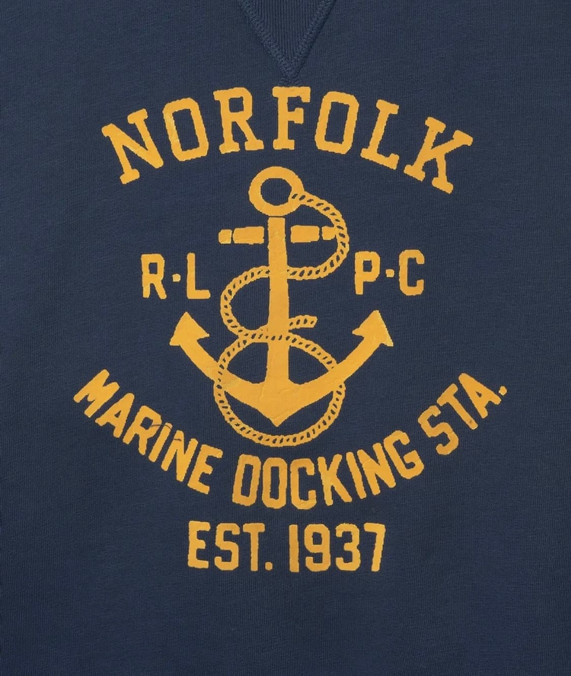 폴로 빈티지핏 NORFOLK 맨투맨 새상품 상품이미지3