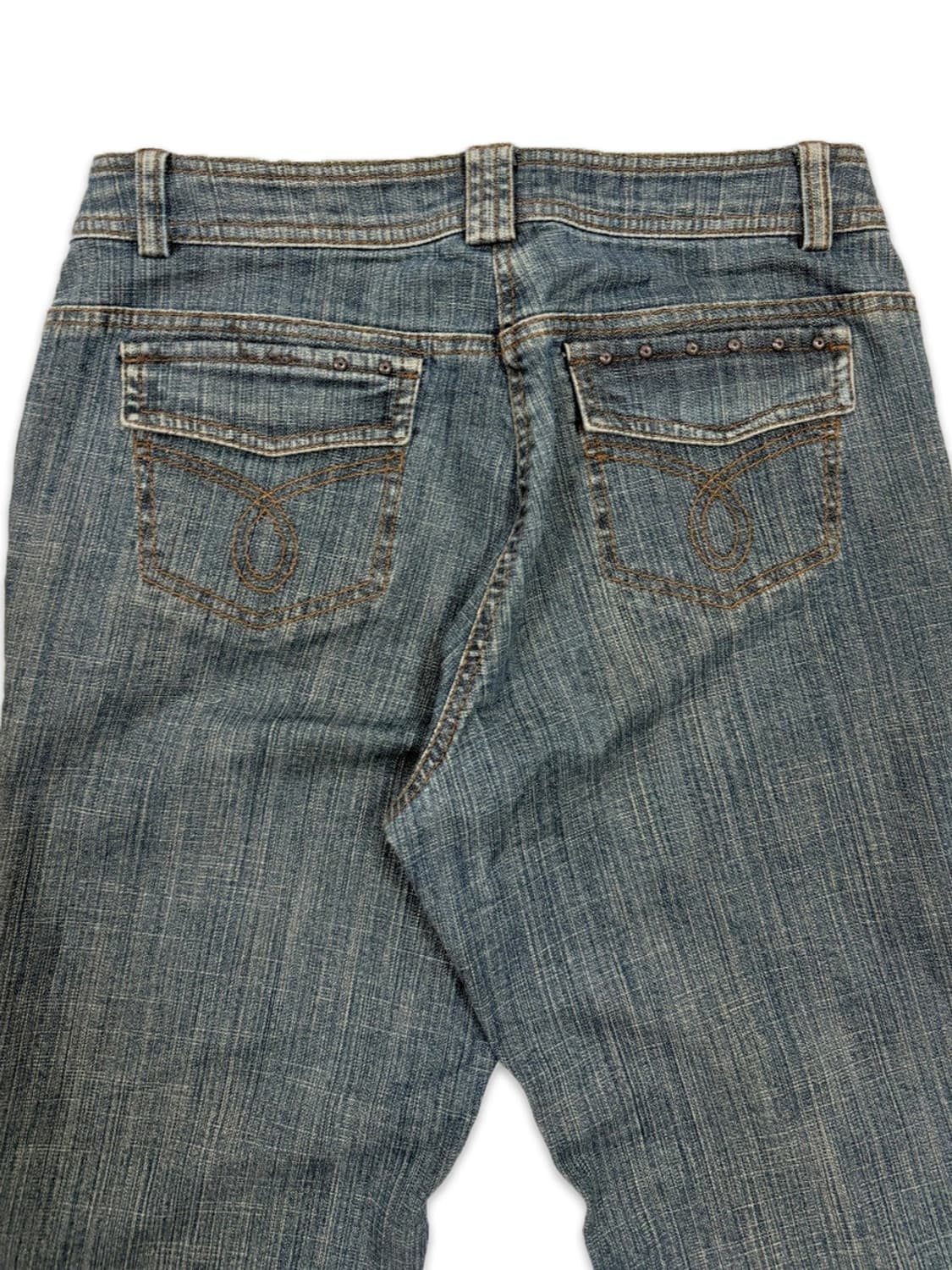 빈티지 비즈 자수 와이드 부츠컷 팬츠 상품이미지5