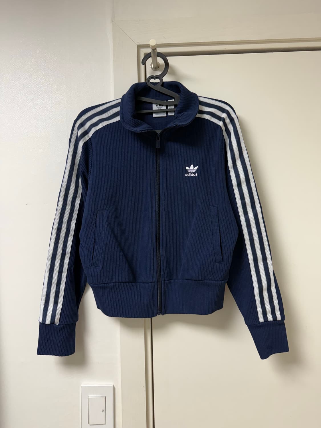 아디다스 크롭 져지 와플 (여성M) 상품이미지1