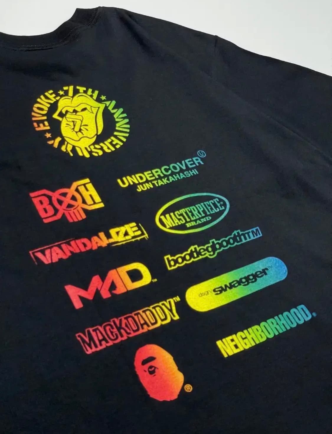 EVOKE 7주년 우라하라 베이프 언더커버 네이버후드 반팔 빈티지 티셔츠 상품이미지1