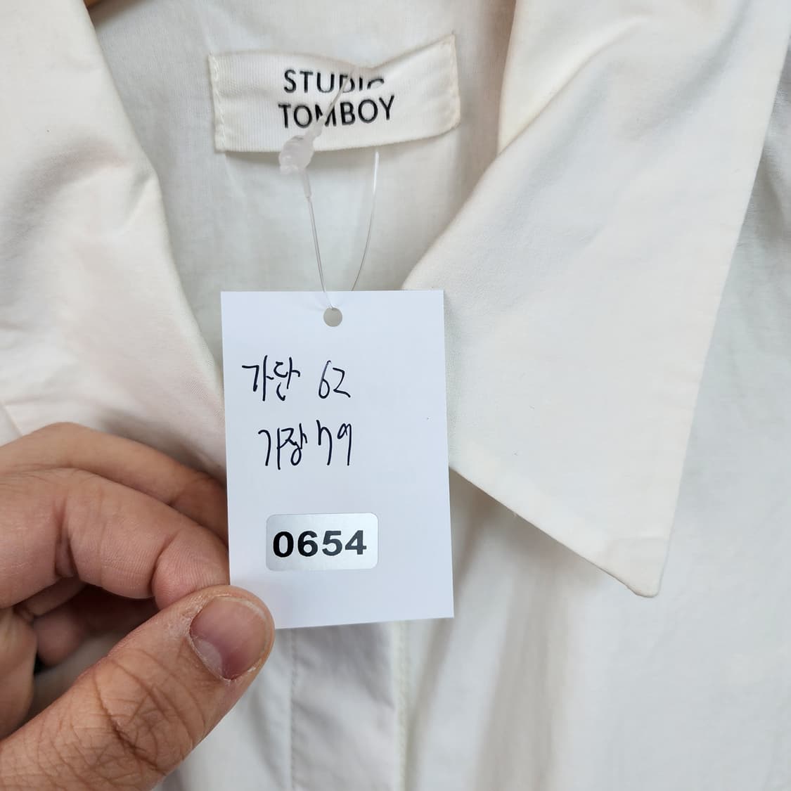 스튜디오 톰보이 화이트 셔츠 상품이미지8