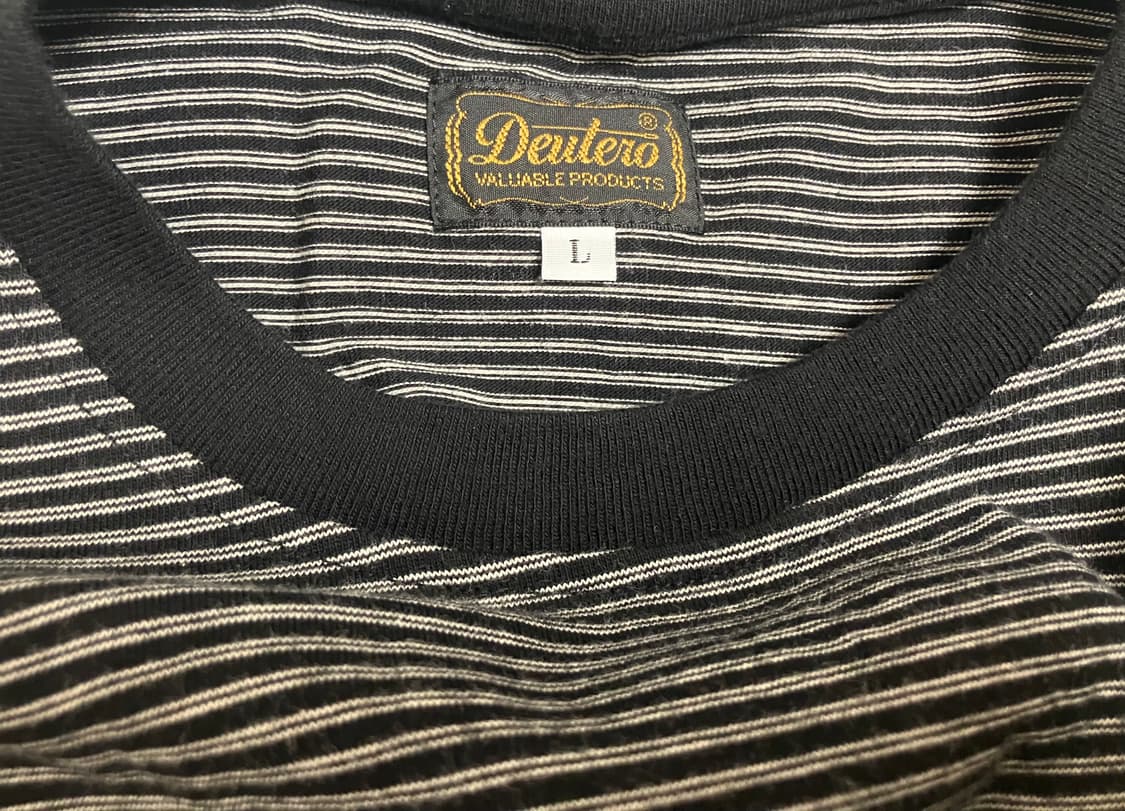 [듀테로] 스트라이프 포켓 긴팔티 상품이미지4