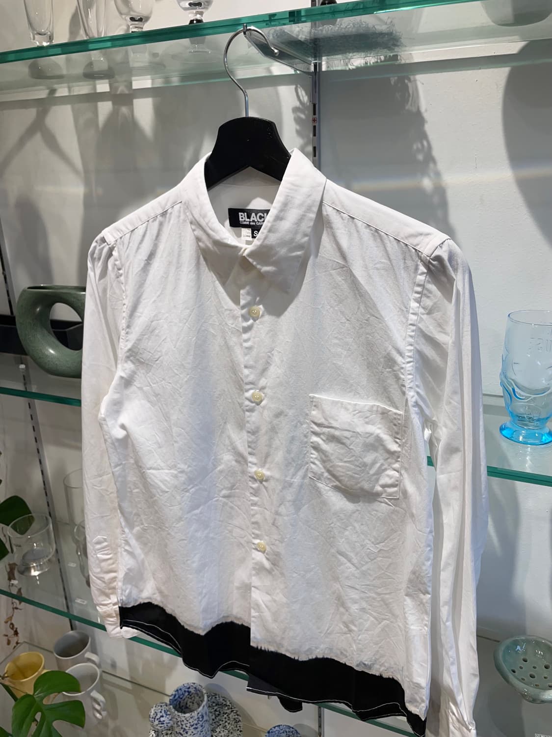 꼼데가르송 블랙 gradation shirt 상품이미지3