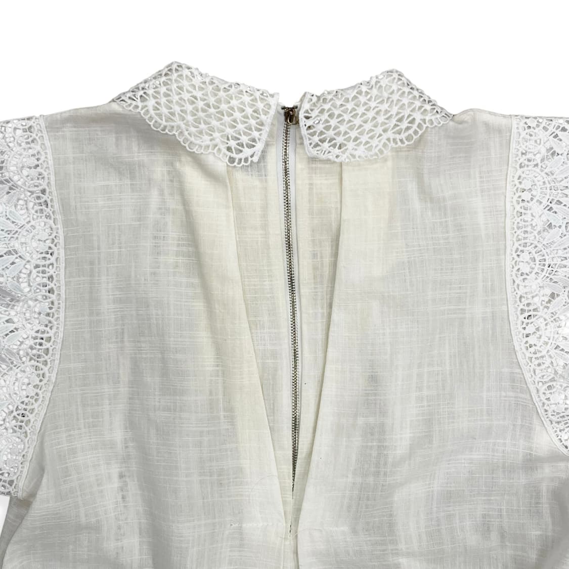 Lace Detail Cotton Sleeveless Top 상품이미지5