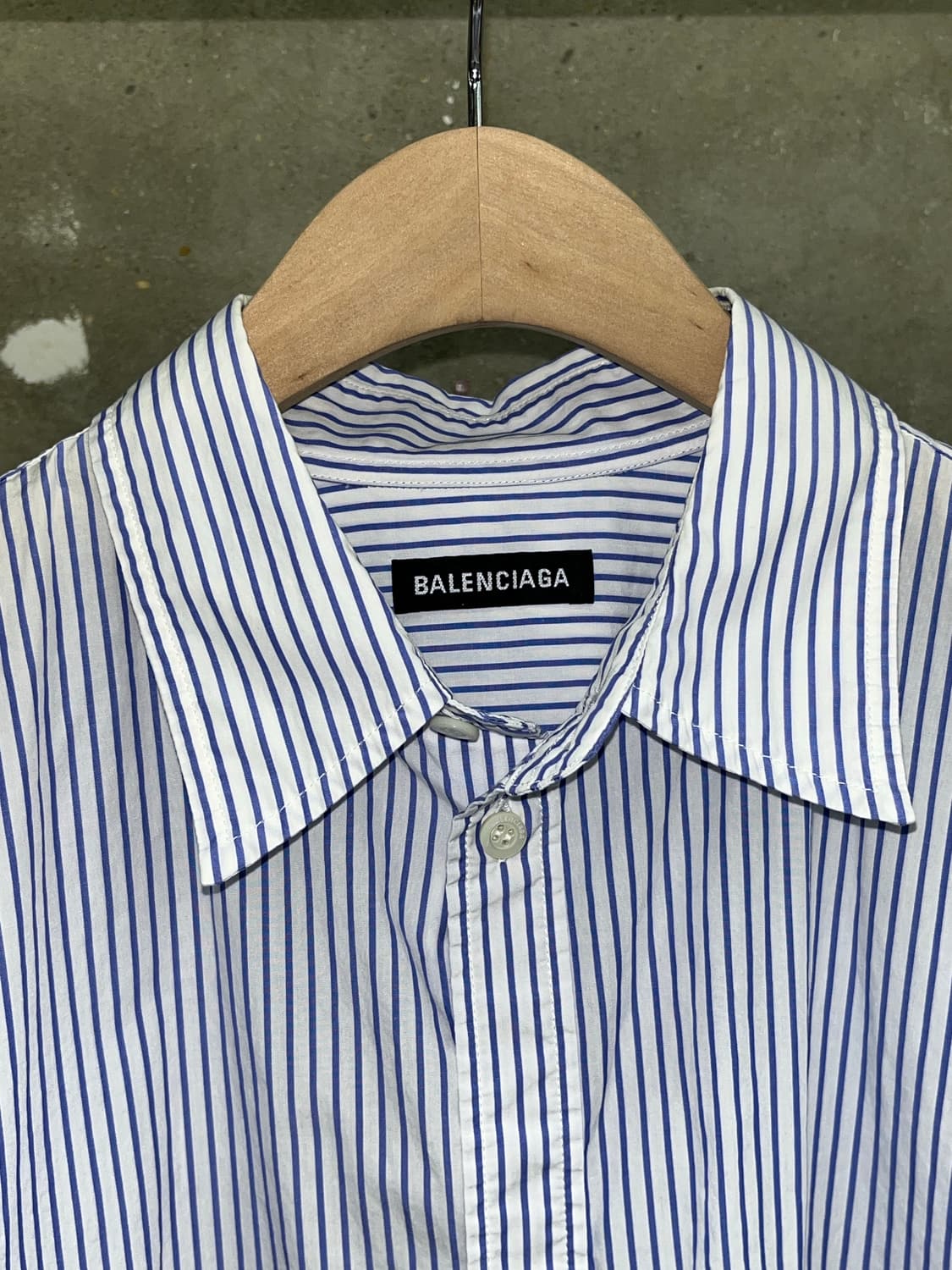 Balenciaga 발렌시아가 스트라이프 반팔 셔츠 상품이미지3