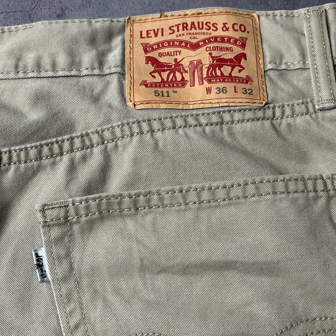 LEVI'S 리바이스511 슬림 스트레이트 핏 코튼 팬츠 A00596 상품이미지7