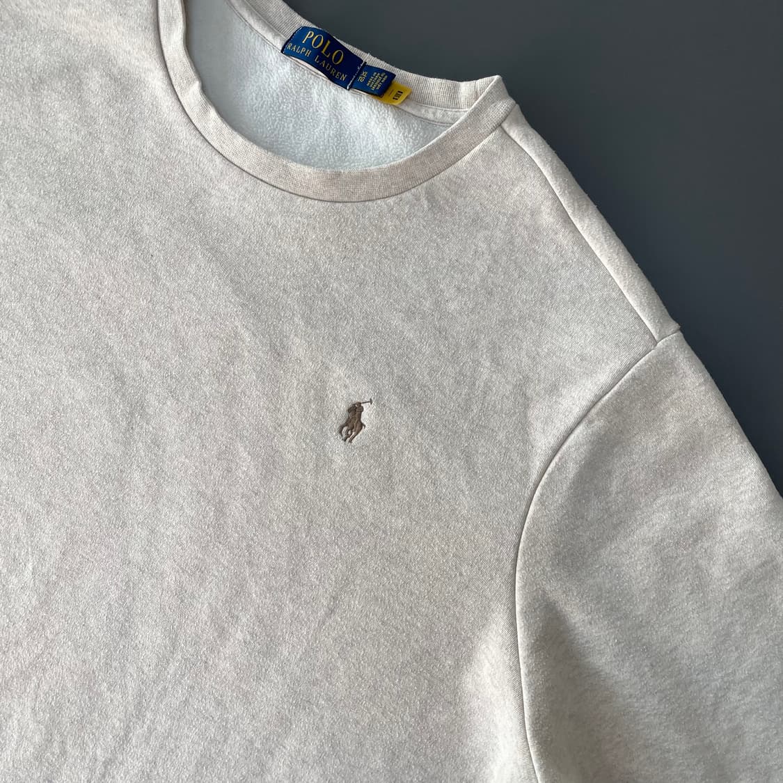 [XL] 폴로 랄프로렌 자수로고 코튼 스웻셔츠 맨투맨 QR인증 상품이미지2