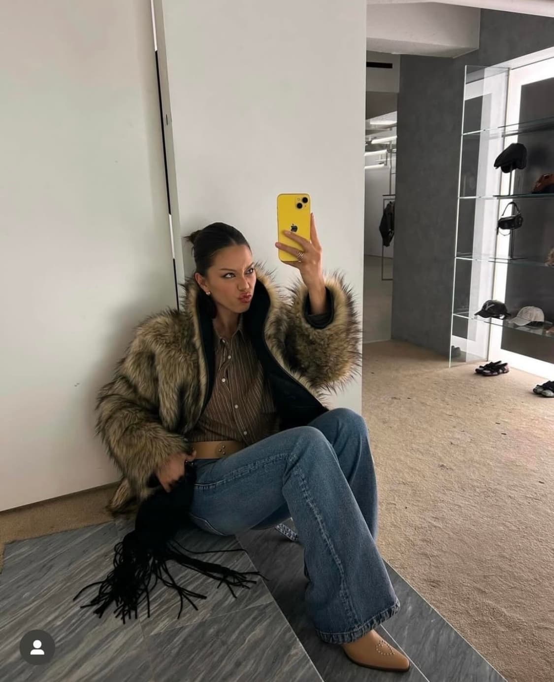 Open yy 리버시블 퍼자켓 상품이미지1