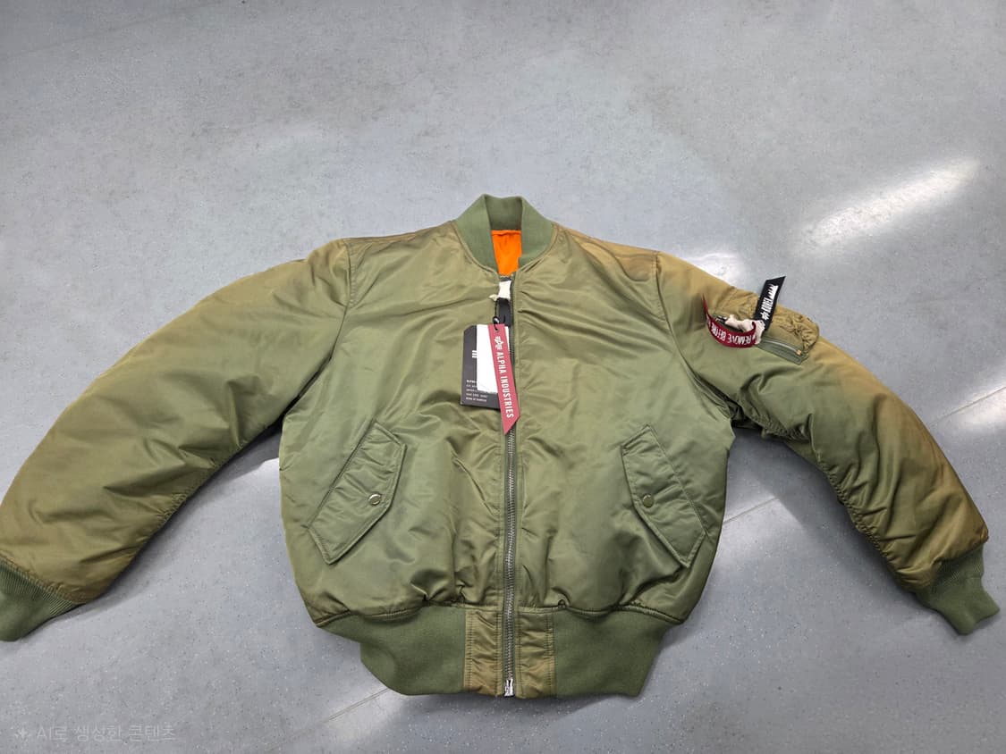 알파인더스트리 ma-1 세이지 그린 새제품 B급 상품이미지1