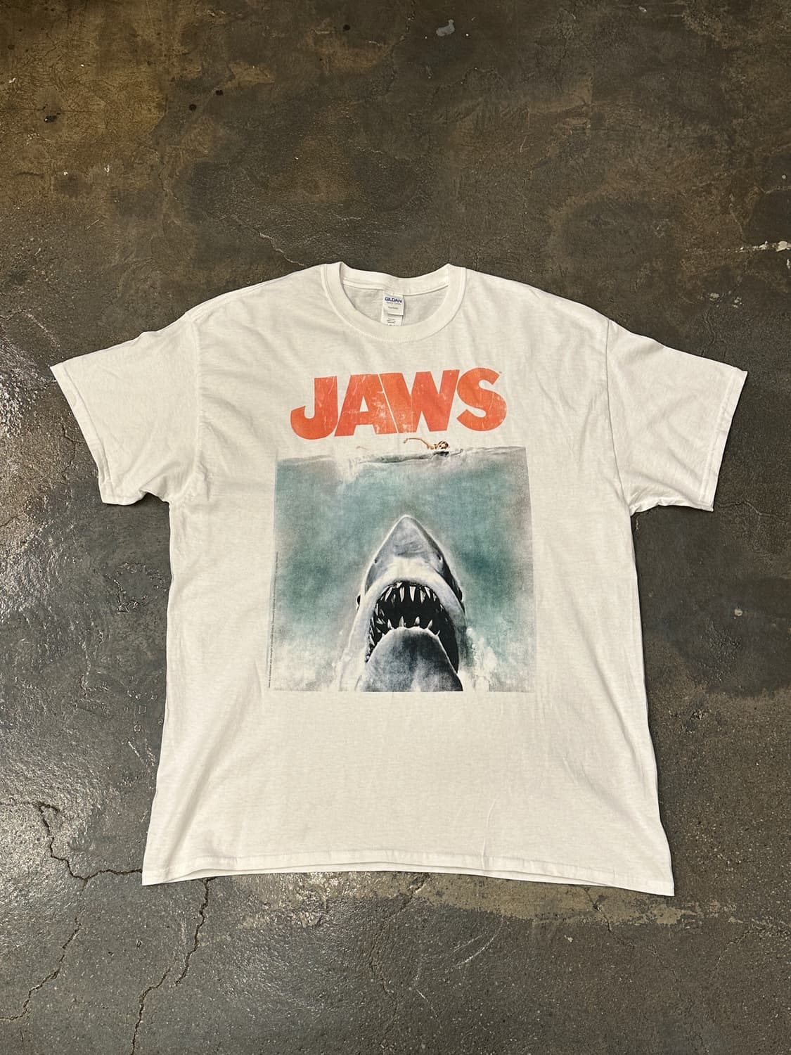 죠스 JAWS 반팔 티셔츠 화이트 XL 상품이미지1