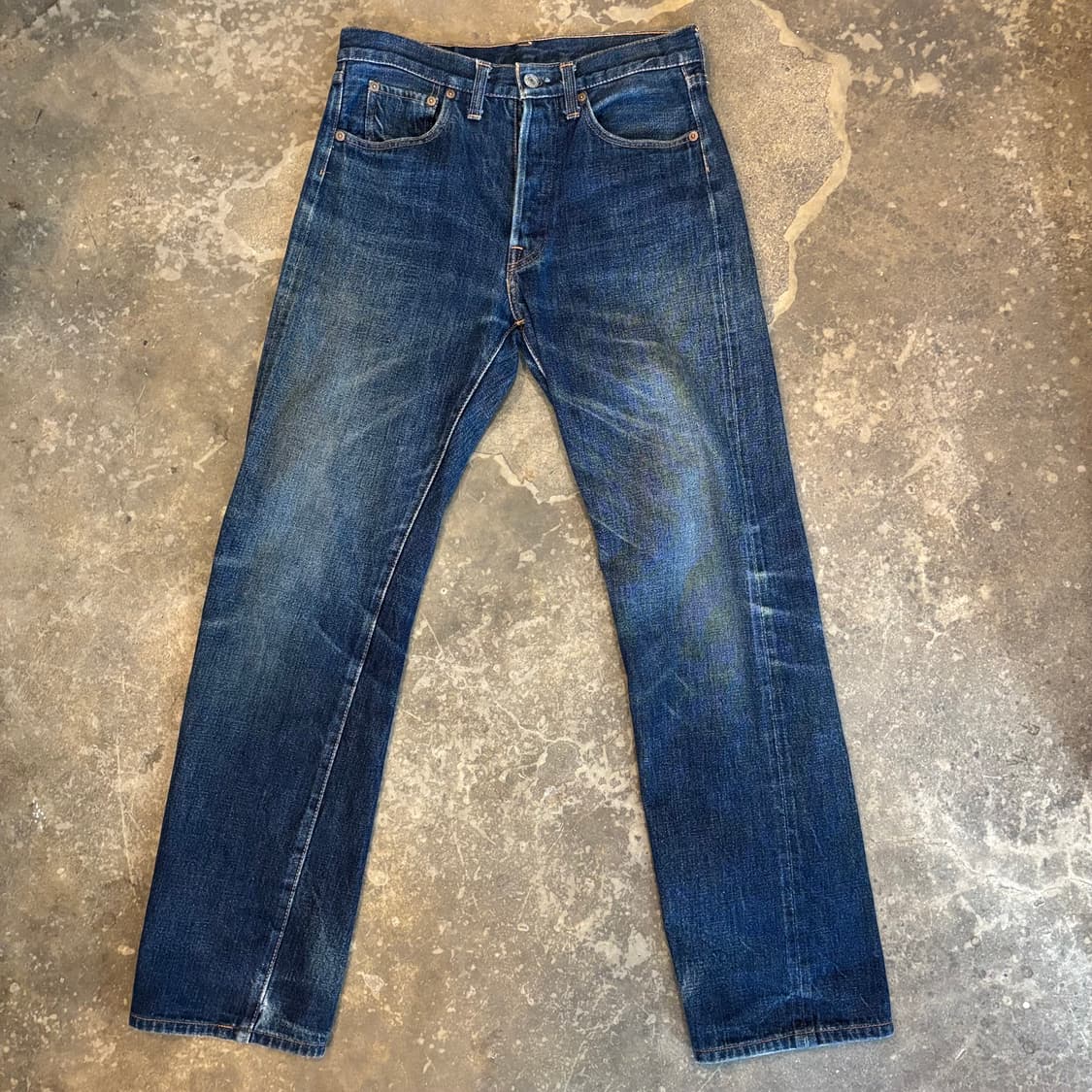 90년대 일본 드님 66타입 셀비지 데님 팬츠 상품이미지4