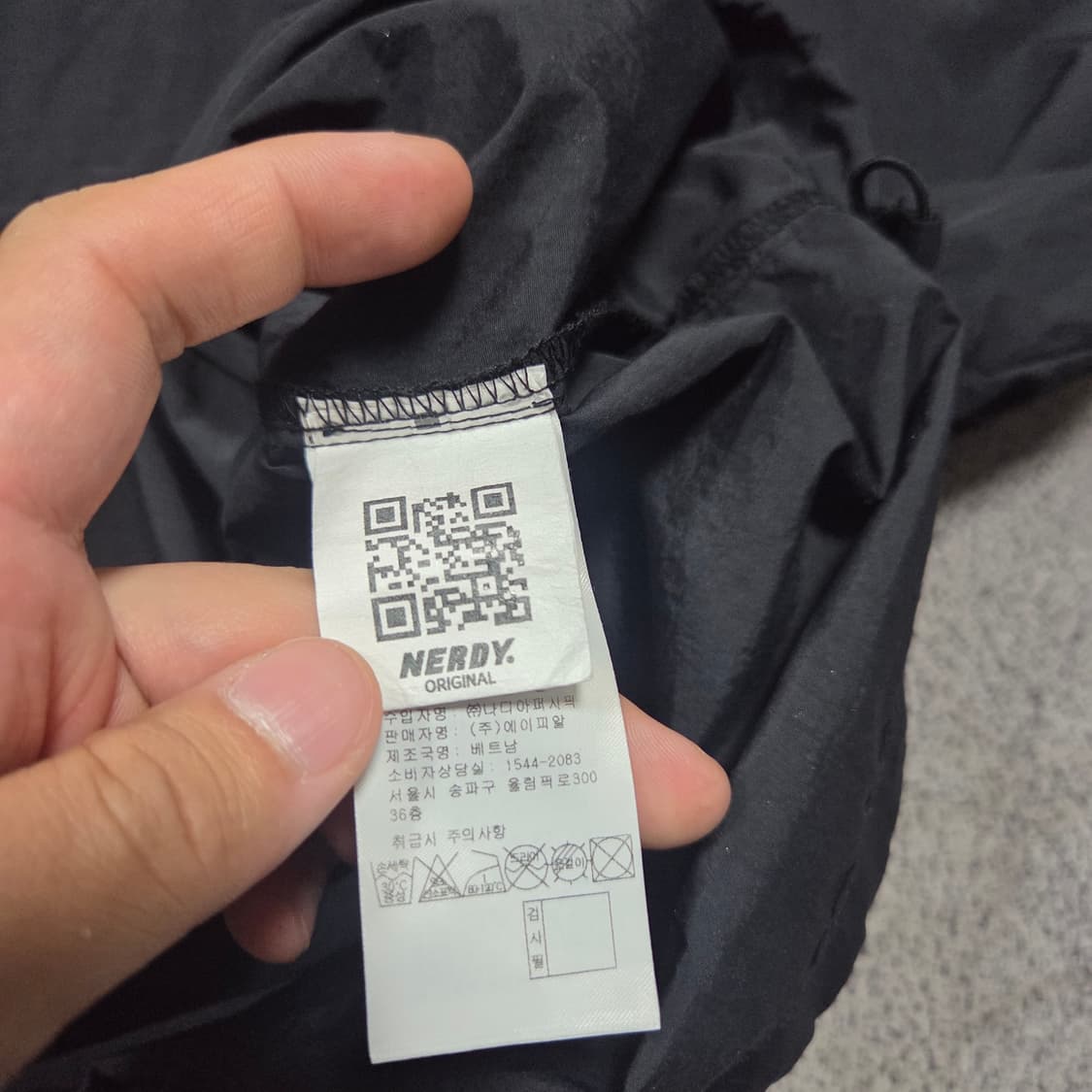 ✨ (만원 빈티지) 널디 우븐 베이직 블랙 반팔티 상품이미지4